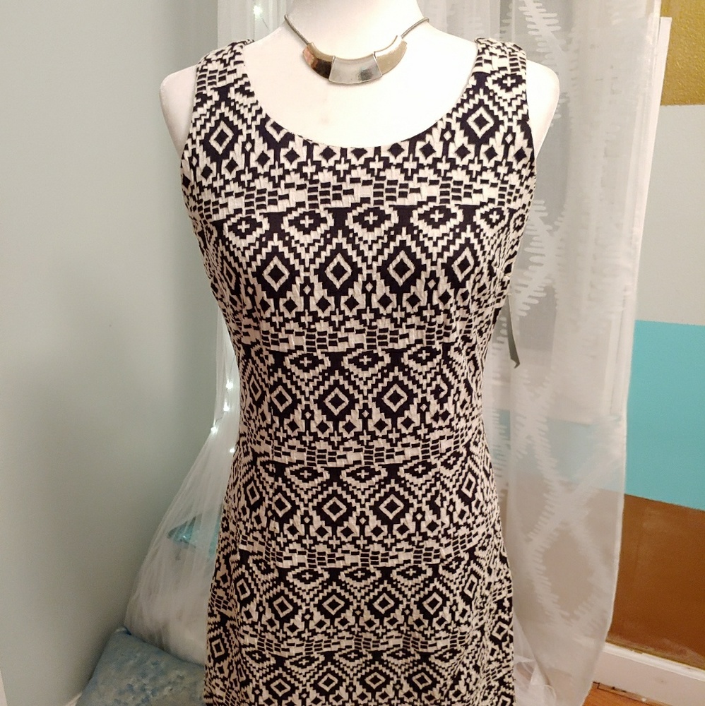 Black and White Work Dress